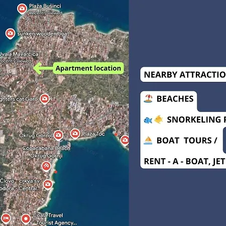 Lejlighed Sea View Ciovo Trogir