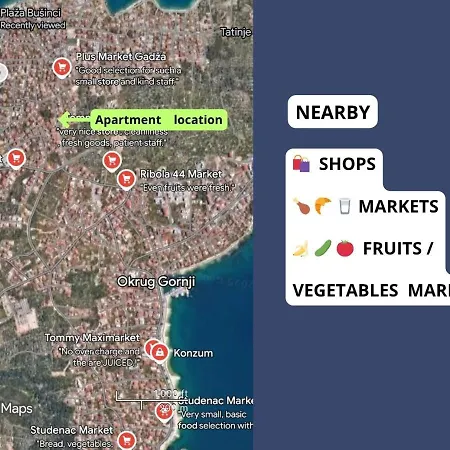 아파트 Sea View Ciovo *